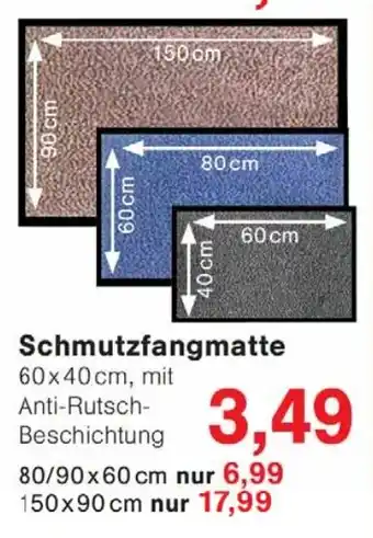 Wiglo Wunderland Schmutzfangmatte Angebot