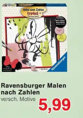 Wiglo Wunderland Ravensburger Malen nach Zahlen Angebot