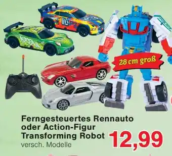 Wiglo Wunderland Ferngesteuertes Rennauto oder Action-Figur Transforming Robot Angebot