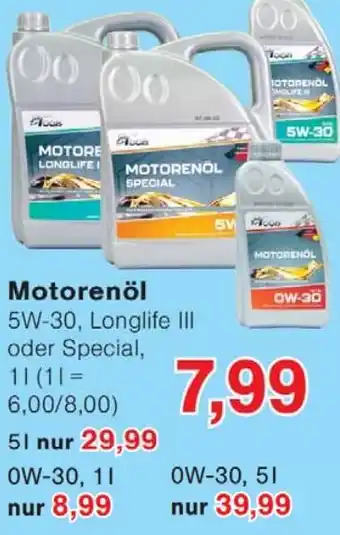 Wiglo Wunderland Motorenöl Angebot
