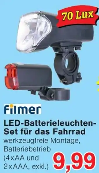 Wiglo Wunderland Filmer LED-Batterieleuchten Set für das Fahrrad Angebot