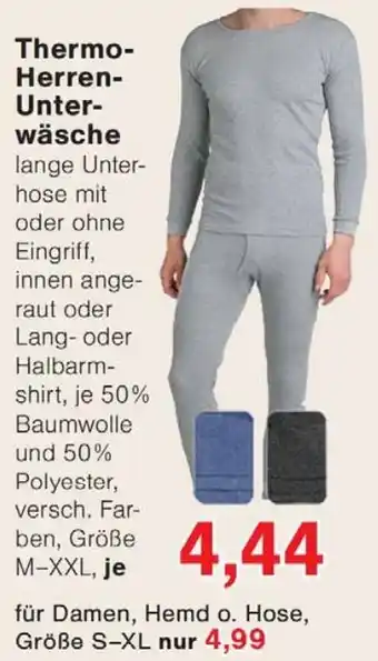 Wiglo Wunderland Thermo Herren Unterwäsche Angebot