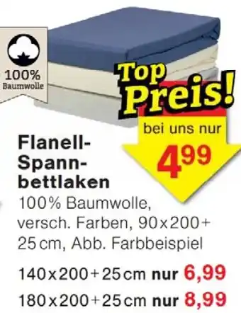 Wiglo Wunderland Flanell Spannbettlaken Angebot