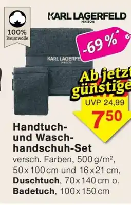 Wiglo Wunderland Handtuch- und Wasch- handschuh-Set Angebot