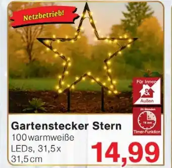 Wiglo Wunderland Gartenstecker Stern Angebot