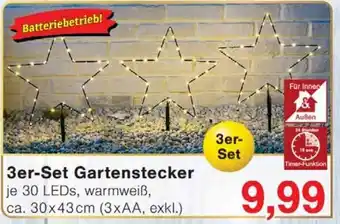 Wiglo Wunderland 3er-Set Gartenstecker Angebot