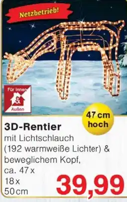 Wiglo Wunderland 3D-Rentier Angebot
