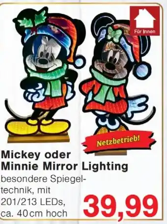 Wiglo Wunderland Mickey oder Minnie Mirror Lighting Angebot