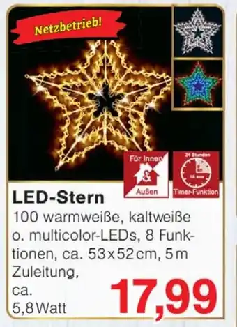 Wiglo Wunderland LED-Stern Angebot