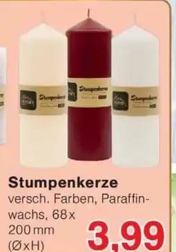 Wiglo Wunderland Stumpenkerze Angebot