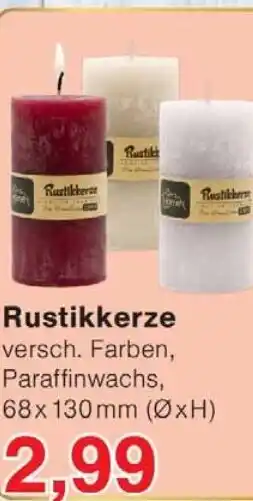 Wiglo Wunderland Rustikkerze Angebot