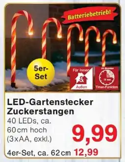 Wiglo Wunderland LED-Gartenstecker Zuckerstangen Angebot