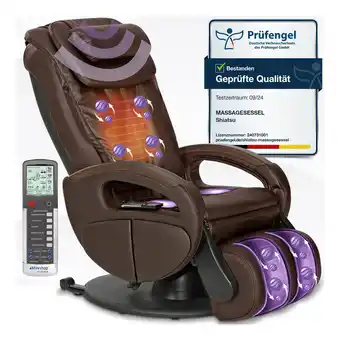Netto Marken-Discount Massagesessel Komfort Deluxe, Braun Angebot