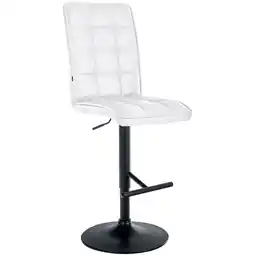 Netto Marken-Discount CLP Barhocker Peking Kunstleder I Tresenhocker Höhenverstellbar Mit Fußstütze Und Rückenlehne Angebot