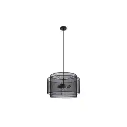 Netto Marken-Discount Hängeleuchte, Metallgeflecht, rund, schwarz matt, H 120 cm Angebot