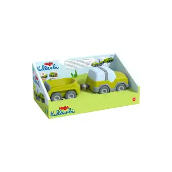 Netto Marken-Discount HABA Unisex Spielzeug-Traktor Kullerbü – Geländewagen mit Anhänger 1er Pack Angebot