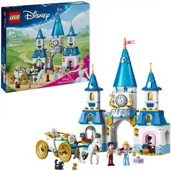 Netto Marken-Discount LEGO Konstruktionsspielzeug Disney Princess Cinderellas Schloss und Pferdekutsche Angebot