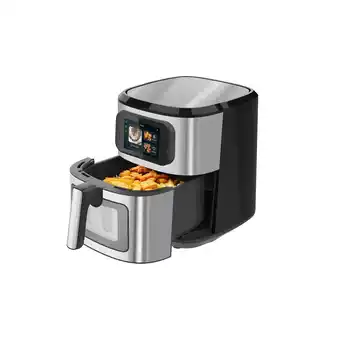 Netto Marken-Discount ChefRobot Heissluftfritteuse AF 7 Airfryer mit zwei 4 l Koerben und 10 Programmen schwarz Angebot