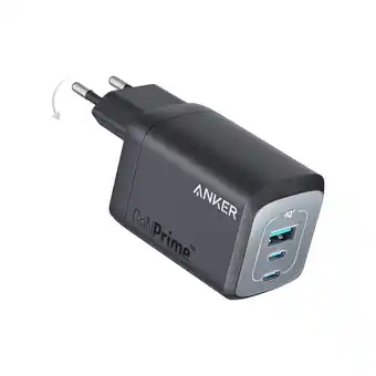 Netto Marken-Discount Anker Ladegerät 67W, 2x USB-C, 1x USB-A, Ladeschutz schwarz Smartphone-Ladegerät Angebot