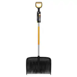 toom Baumarkt Fiskars Schneeschieber Aluminium/Polymer/Metall schwarz-orange 53 cm Angebot