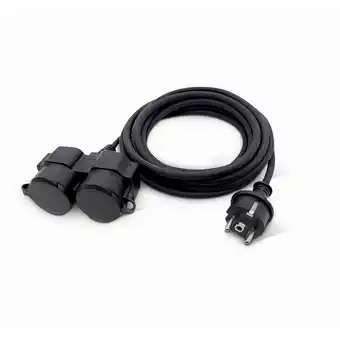 toom Baumarkt Verlängerungskabel schwarz 10 m IP 44 zwei Steckflächen Angebot