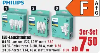 B1 Discount Baumarkt PHILIPS LED-Leuchtmittel Angebot