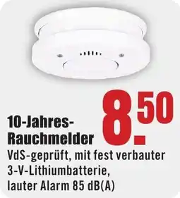 B1 Discount Baumarkt 10-Jahres- Rauchmelder Angebot