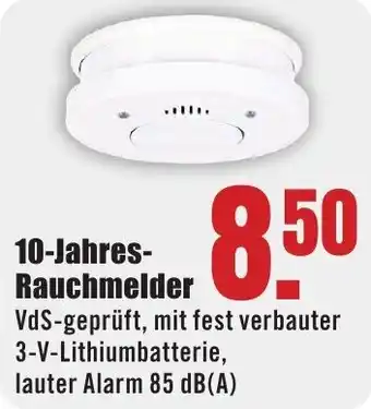 B1 Discount Baumarkt 10-Jahres- Rauchmelder Angebot