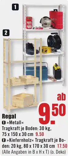 B1 Discount Baumarkt Regal Angebot