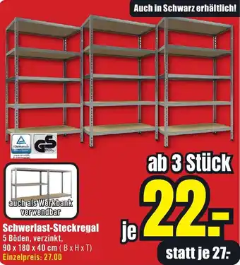 B1 Discount Baumarkt Schwerlast-Steckregal Angebot