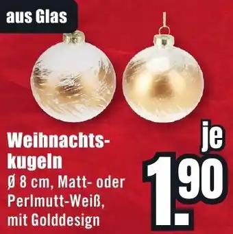 B1 Discount Baumarkt Weihnachtskugeln Angebot