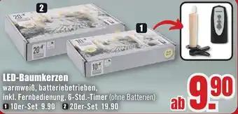B1 Discount Baumarkt LED-Baumkerzen Angebot