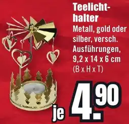 B1 Discount Baumarkt Teelichthalter Angebot