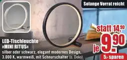 B1 Discount Baumarkt LED-Tischleuchte MINI RITUS Angebot