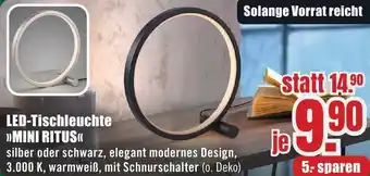 B1 Discount Baumarkt LED-Tischleuchte MINI RITUS Angebot