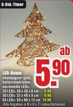 B1 Discount Baumarkt LED-Baum Angebot