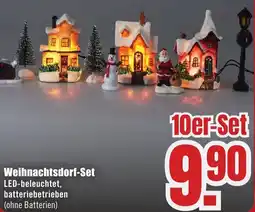 B1 Discount Baumarkt Weihnachtsdorf-Set Angebot