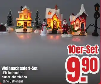 B1 Discount Baumarkt Weihnachtsdorf-Set Angebot
