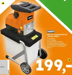 Globus Baumarkt PRIMASTER Elektro Walzenhäcksler „PMWH 3000" Angebot