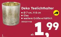 Globus Baumarkt Deko Teelichthalter Angebot
