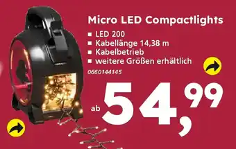 Globus Baumarkt Micro LED Compactlights Angebot