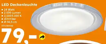 Globus Baumarkt LED Deckenleuchte Angebot