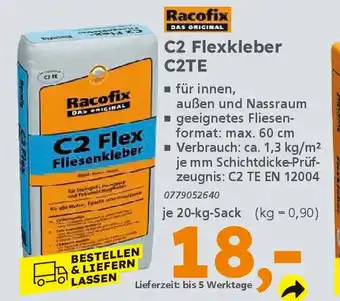 Globus Baumarkt C2 Flexkleber C2TE Angebot