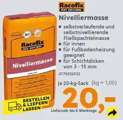 Globus Baumarkt Racofix Nivelliermasse Angebot
