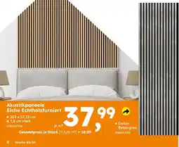 Globus Baumarkt Akustikpaneele Eiche Echtholzfurniert Angebot