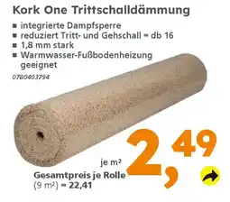Globus Baumarkt Kork One Trittschalldämmung Angebot