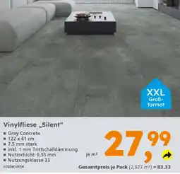 Globus Baumarkt Vinylfliese „Silent" Angebot