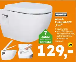Globus Baumarkt PRIMASTER Wand- Tiefspül-WC „Lea❝ Angebot