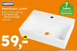 Globus Baumarkt PRIMASTER Waschtisch „,Liora“ Angebot