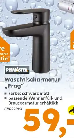 Globus Baumarkt PRIMASTER Waschtischarmatur „Prag" Angebot